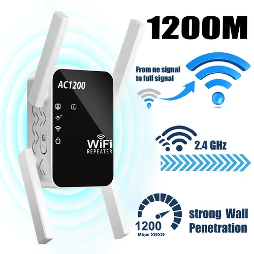 WiFi Extender Signal Booster for Home, Long Range Wireless Internet Repeater with Ethernet Port - 1-Tap Setup Network Extender for Gaming, Eliminate Dead Zones & Buffering,back to school,back to school haul