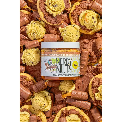 Frosted Caramel Stix Cookie Bar Peanut Butter Treat