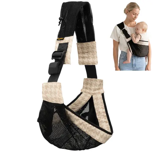 2026 LUJIFO Water-Ready Baby Carrier, Breathable Mesh Toddler Sling Carrier, Quick Dry Lightweight Baby Carrier for Pool, Beach & Summer Travel
