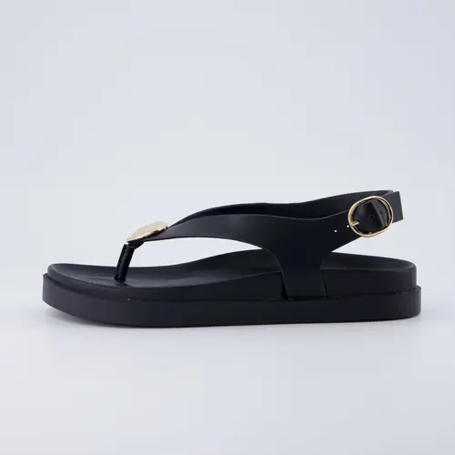 Cushionaire Expo Thong Sandals for Women |  Comfortable Slingback Sandals with Arch Support and Cushioned Footbed