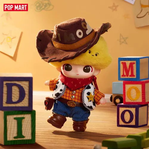POP MART DIMOO WORLD × PIXAR Series - Vinyl Plush Pendant Blind Box Keychain