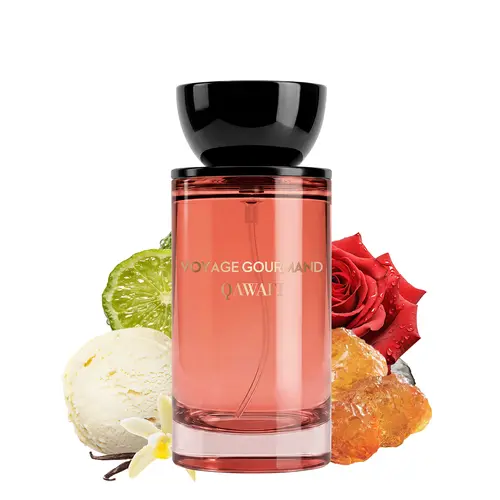 Voyage Gourmand | Cocoa Rose Gourmand | Extrait De Parfum 50ml | 8H+ Long Lasting | Cocoa,Rum,Rose & Smoky Tea | Date Night,Party & Special Occasions