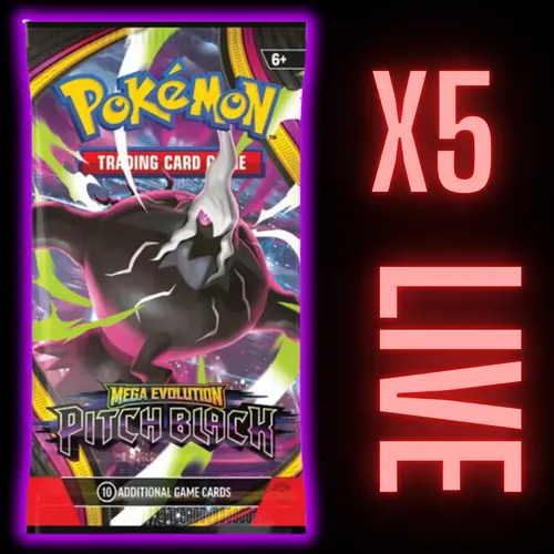 Pitch Black Booster Pack x 5 (LIVE)