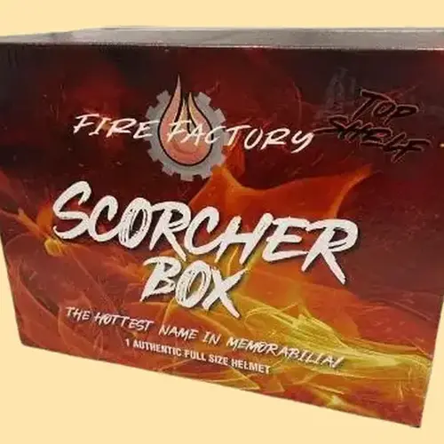PYT 1 BOX 100% Gold Scorcher helmet Collectible Break- Guaranteed Sports Trading Cards