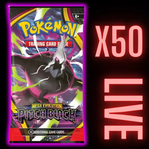 Pitch Black Booster Pack x 50 (LIVE)
