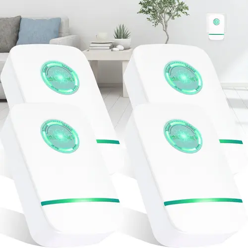 4PCS Compact Small Size Smart Plug-In Power Box, US Plug Type, Power Control Device for Home Users, Plug&Play, Home/Office Use