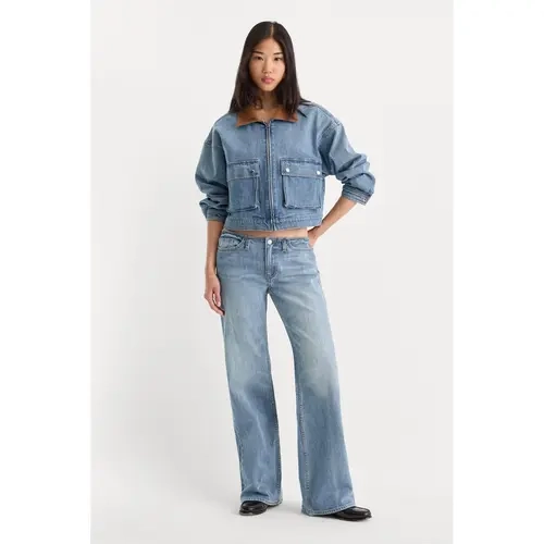 GHOST WAIST LOW RISE BAGGY JEANS | AMBER