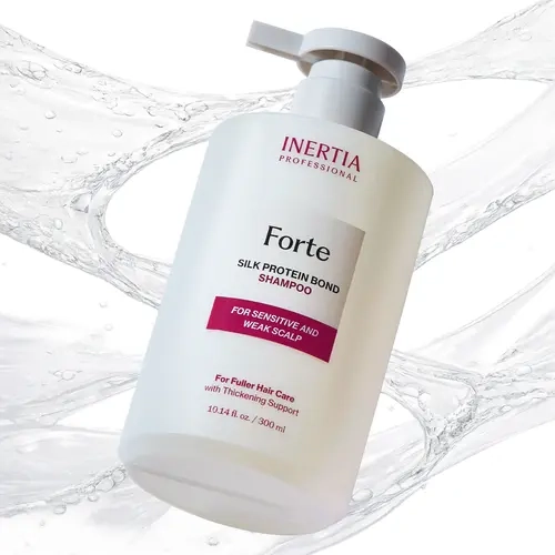 [2-Week Hair Loss Care] INERTIA Professional Forte Shampoo with Spider Silk Protein for Thinning Hair & Sensitive Scalp