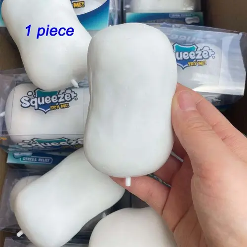 Soap Crunchy Ball Squishy Soap Stress Ball  Office Fidgets Toy Crunchy Squeeze Ball Cute Desk Fidget Round Blocks Filled ASMR Anti Stress Toys For Adults Fidget Balls Birthday Gifts For Exam Week