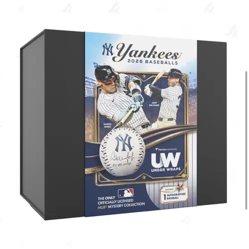 (Dome) 1 Autographed Yankees Single Baseball - 2026 Fanatics Under Wraps Yankees Autographed Baseball Dome.