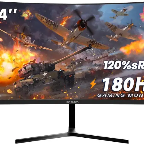 Gawfolk 24.5 Inch Gaming Monitor 300Hz FHD 1080P, 1ms GTG Adaptive‑Sync, Frameless With Built‑in Speakers, 98% sRGB 178° View Angle, HDMI DP VESA Mount, For Competitive Gaming & Content Streaming