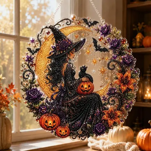 Halloween DIY Hanging Decoration Kit - Handmade Ornament, Festive Home & Party Decor Supplies, Craft Kit