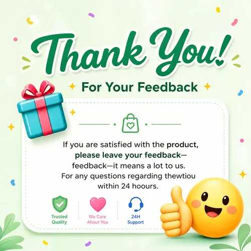 [Not for Sale]Fariy Secret Customer Care Card | Thank You Card & After-Sales Support Guide