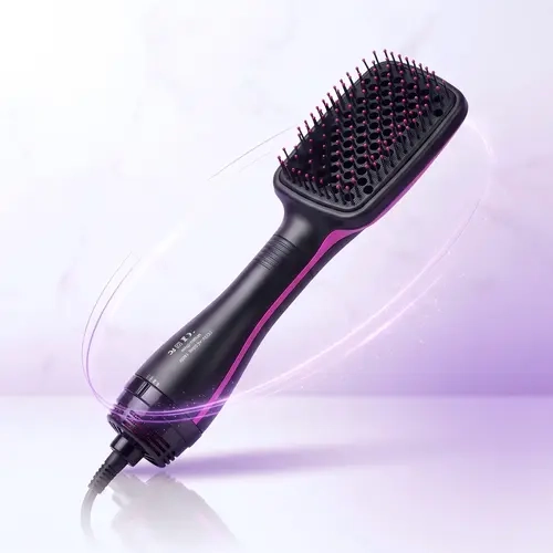 2-in-1 Professional Hair Dryer Brush, 1200W Powerful Ceramic Tourmaline, 3 Speed Settings, 1-Step Dryer & Styler,back to school,back to school haul