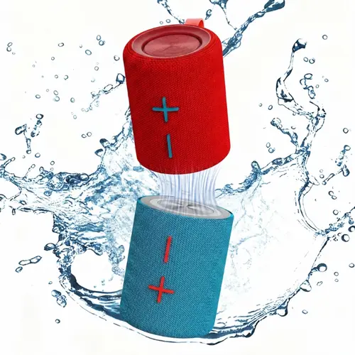 Super Summer Sale 2-in-1 Portable Wireless Magnetic Speaker with TWS Pairing, Built-in Subwoofer, FM Radio, AUX Input, Stereo Audio, Sports Outdoor Duo Sound System, Gift for Child Lovers (Halloween/Christmas)