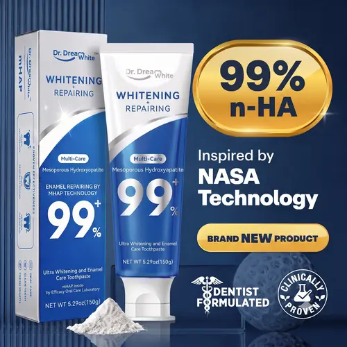 Dr.DreamWhite Oral Care Kit - Teeth Whitening Mouth Care Trio with Stain Remover, Non-Sensitive Whitener, Brightener, Enamel Repair & Anti-Sensitivity Benefits