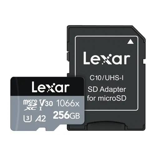 Lexar Professional 1066x 256GB U3 A2 V30 microSDXC