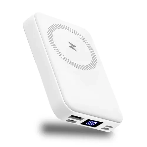 VIL Magnetic 10000mAh Battery Power Bank, 22.5W PD Fast Charging, 4 Ports (Built-in USB-C & Lightning Cables), Hands-Free Stand, LED Display, Wireless Charger for iPhone 17-12 & Android (TikTok Shop Back to School)