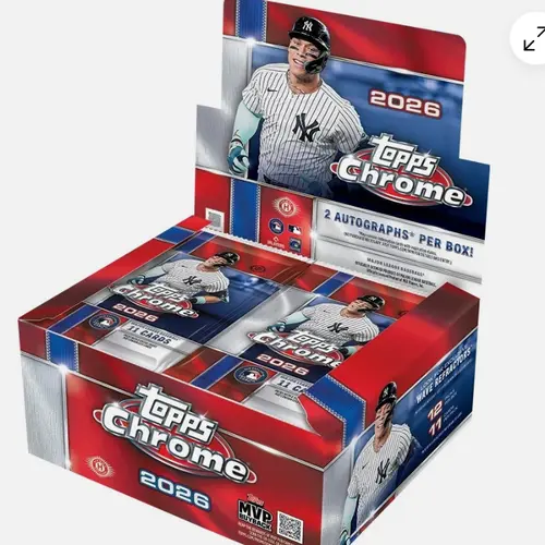 2026 Topps Chrome Baseball Jumbo Hobby Box