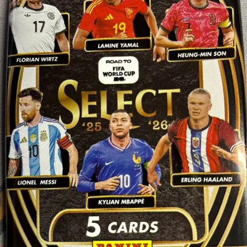 1 (ONE PACK) - 2025/26 Panini Select Road to FIFA World Cup Soccer Hobby