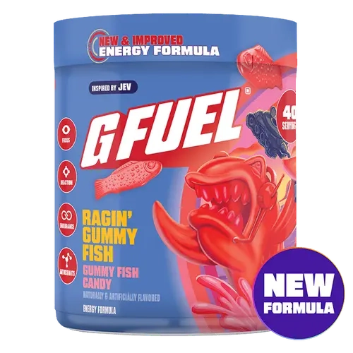 Ragin Gummy Fish 2.0 | 40 Servings Energy Antioxidants