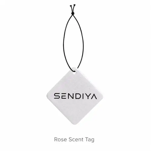 Aroma Scented Floral Rose Hanging Fragrance Tags - Long-Lasting Home Fragrance Air Freshener Cards for Car, Closet (Gift Option)