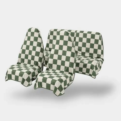 Sets of 3: Car Seats and Bench Seat Cover Towel! Car Seat Accessories, Automotive Seat Covers,, Sweat Protection, Pet Friendly, Beach, Gym, Workout, Running, Hiking, Camping, Travel, Truck, SUV, Car Interior, Universal Fit, Machine Washable
