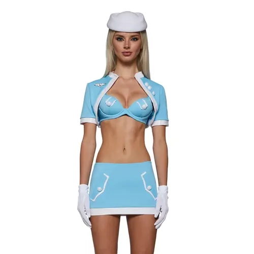 Y2K Runway Flight Attendant Costume