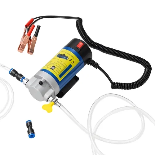 GJANSH 12V Self-Priming Electric Oil Extractor Pump Unit, Plug-and-Play Car Repair Tool for Cars/Motorcycles, with Transmission Fluid Extraction & Oil Change Functions