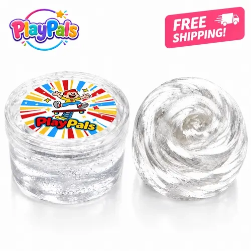 Glossy Metallic Slime Toy, Stretchy Non-Sticky Sensory Putty with DIY Pigments, Satisfying ASMR Stress Relief Fidget Toy for Adults Teens