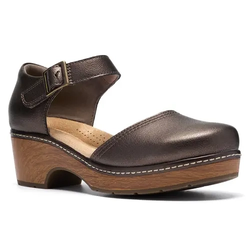 Clarks Collection Leather Clogs -Paizlee Leah