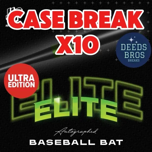 (1 Team) Ultra Baseball Bat Case Break - Deeds Bros & Hit Parade Autographed Ultra Baseball Bat Break - Pick your Teams.