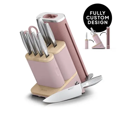 Ninja NeverDull Pro 10-Piece Premium Kitchen Knife Set & Steak Knives - WK62010
