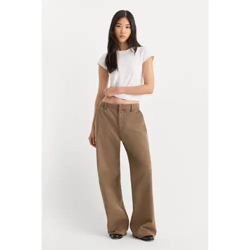 THE LOW SLUNG BAGGY TROUSER | TEA BARK