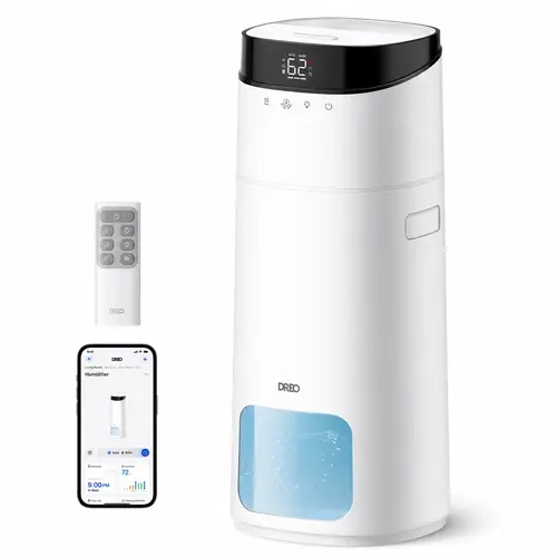 DREO Smart Cool Mist Humidifier - 16L Top Fill Household Appliance for Large Spaces Up to 1000 ft², 130H Runtime, 30dB Quiet Operation, Cool Mist Humidifiers
