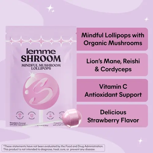 Lemme Mindful Mushroom Lollipops