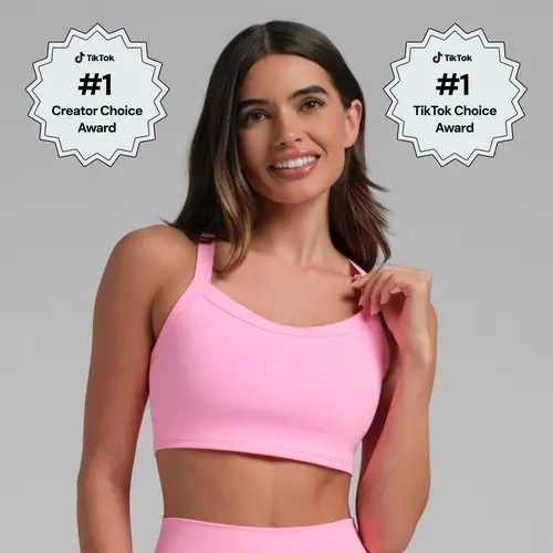 ComfrtCore 2.0 Long Line Bra | Medium-Compression Sports Bra With Built-In Shelf Bra