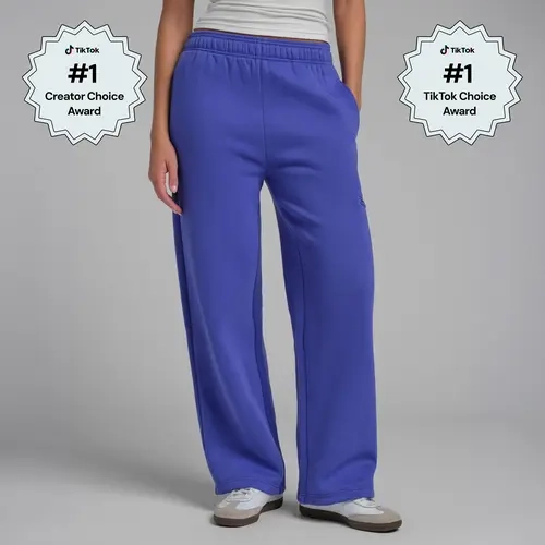 Comfrt | Neon Airplane Mode Straight Leg Sweatpants | Midweight Fleece Travel Sweats In Vibrant Colors