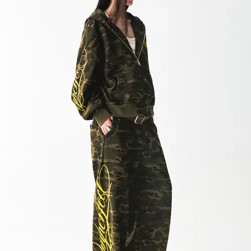 FDR Unisex Script Graphic Hoodie and Sweatpants Set, Matching Hooded Sweatshirt and Relaxed Jogger Pants with Streetwear Style