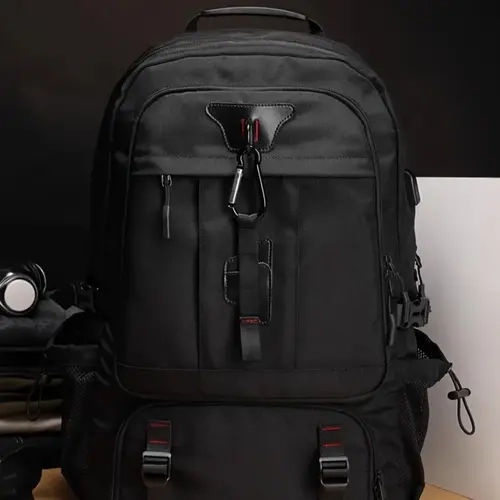 60L/80L Large Capacity Travel Backpack, Men's Waterproof Business Bag, Multifunctional Sport Backpack, Outdoor Sports, Laptop Compartment, Expandable Design