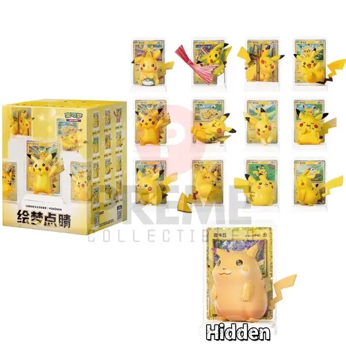 Pokémon Dream Drawing 30th Anniversary Sealed Pikachu Action Figure Blind Box - 13 Art Variants, 1 Secret Rare Figure (2026 Release),outdoorfun