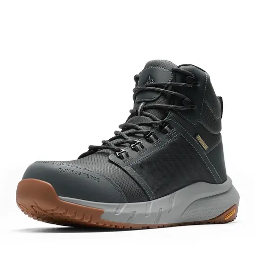 【Fall Deals】NORTIV 8 Men's Waterproof Composite Toe Work Boots Composite Toe Work Boots for Work/Office/Casual With ASTM F2413-24 I/C EH SR Arch Support Breathable Mesh, WorkNano Flex,outdoorfun