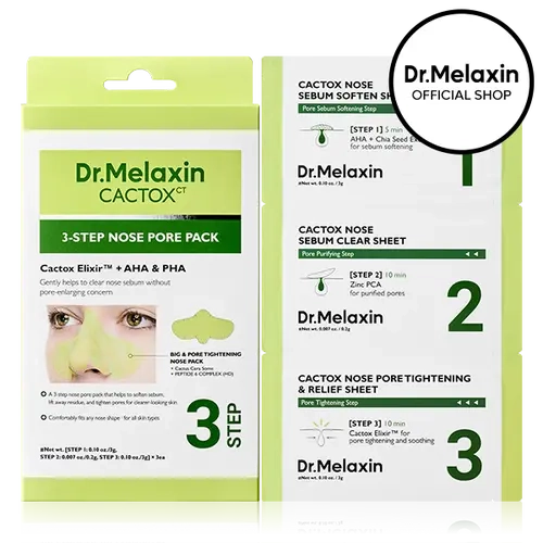 [GWP] CACTOX 3-STEP NOSE MASK PACK