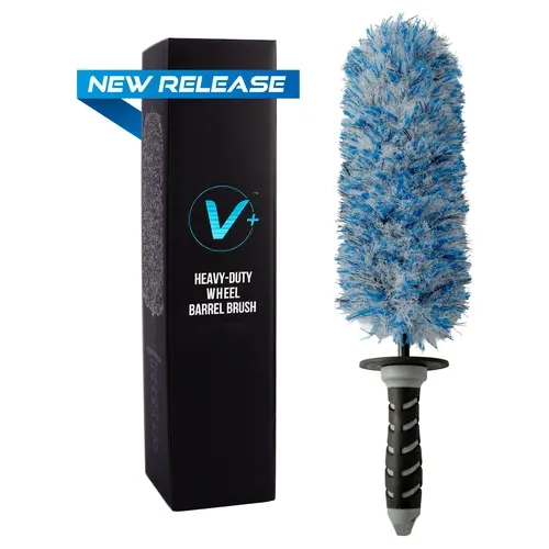 VIKING V+ Heavy-Duty Wheel Barrel Brush for Deep Wheel Cleaning