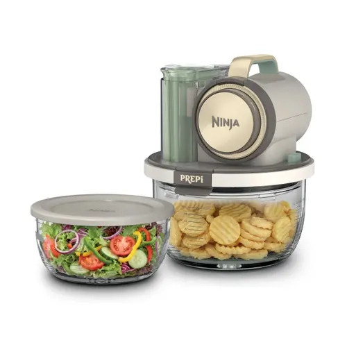 Ninja PREPi 5-in-1 Prep System: Chop, Slice, Crinkle, Shred, Puree - PN301/PN351