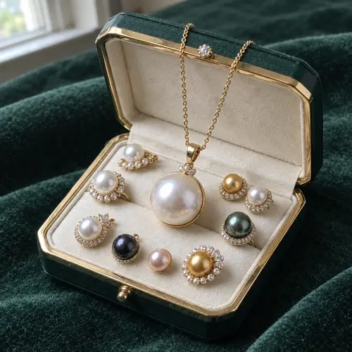 Pearl Jewelry Collection Box- 【Luvia】