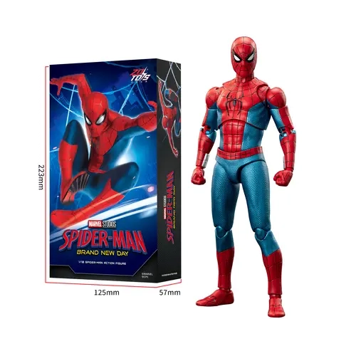 Marvel Spider-Man: Brand New Day Collectible Action Figure Set, Comics-Style Superhero Figurines, Unisex Gift for 4+ Collectors