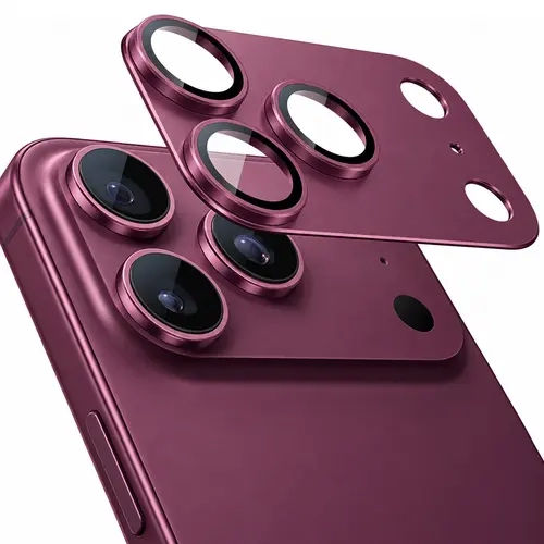 For iPhone 18 Pro Max/18 Pro 17 Camera Lens Protector - Matte Alloy, HD Clear, Military-Grade Protection, Tempered Glass Cover, Strong Adhesion, Full Lens Coverage