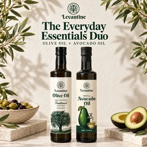 The Levantine Essentials Duo - $65 Value - Olive Oil & Avocado Oil