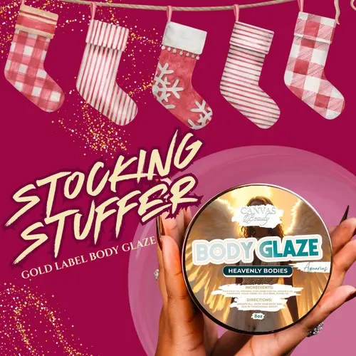STOCKING STUFFER PREMIUM Gold Label BODY GLAZE- CANVAS BEAUTY Exclusive 8oz Organic Argan Jojoba  Moisturizer Anti Aging Lotion Tightens Skin Glossy Rice Sunflower